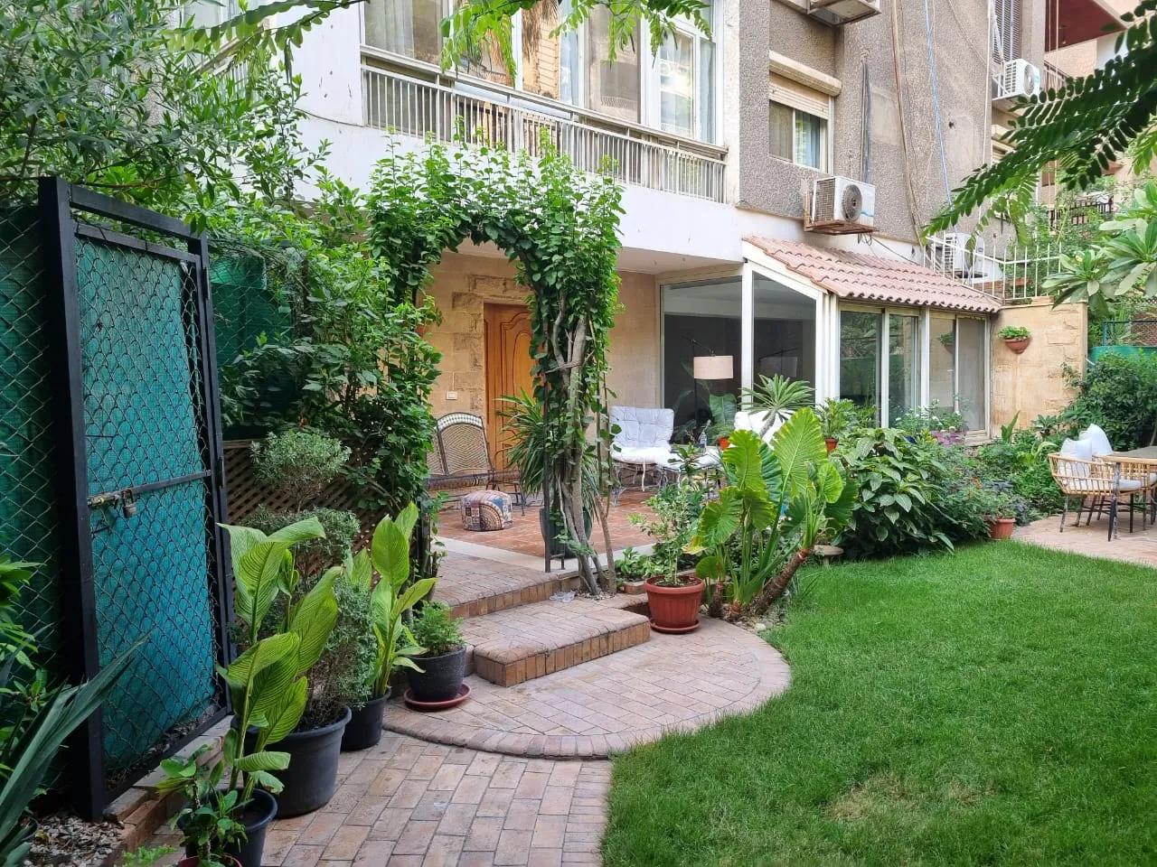 Modern Furnished Ground-Floor for Rent In Maadi Sarayat Cairo Egypt