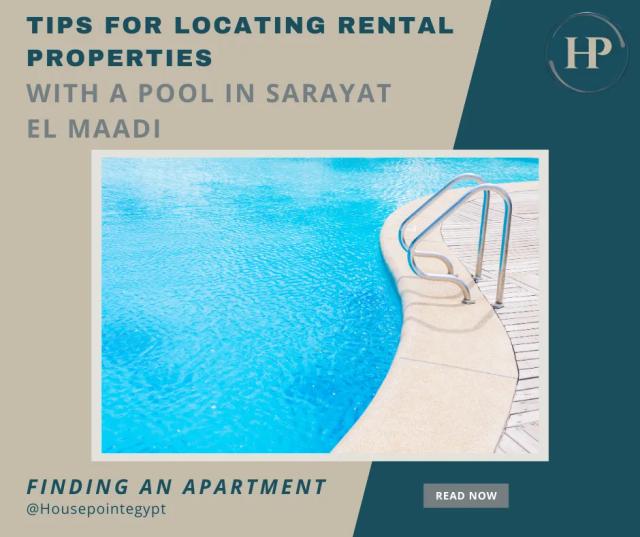 image Tips for Locating Rental Properties with a Pool in Sarayat el maadi