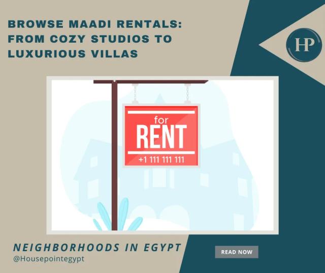 image Browse Maadi Rentals From Cozy Studios to Luxurious Villas